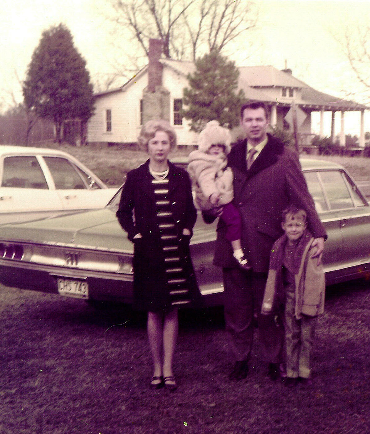 Jes and Betsy with Jessica and Jeff in 1969