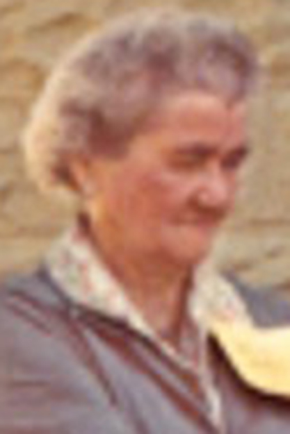 Mary House Barber Stancil at the 1981 Stancil Reunion.