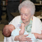 Gurnie with Scarlett, the youngest child at the 2010 Stancil Reunion