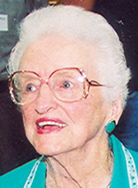 Portrait of Gurnie Stancil Crabtree at 2001 Stancil Reunion.