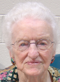 Portrait of Gurnie Stancil Crabtree at 2004 Stancil Reunion.