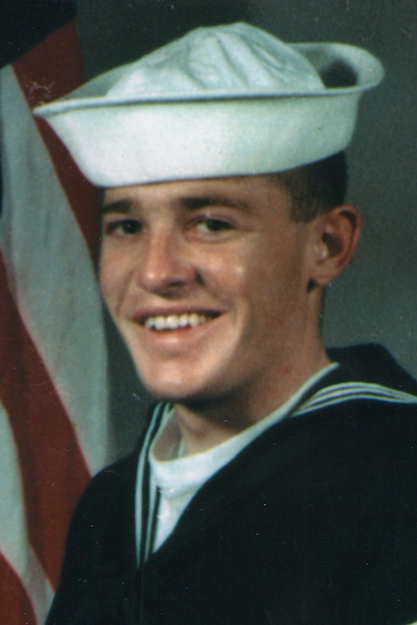 James Earl Godwin in his Navy uniform.