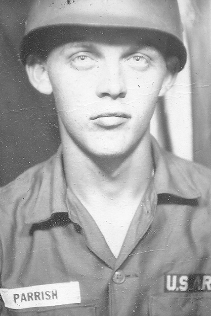 Samuel Parrish's military headshot.